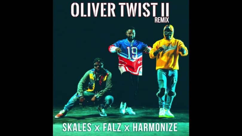 Listen to Skales Ft Falz X Harmonize – Oliver Twist II REMIX