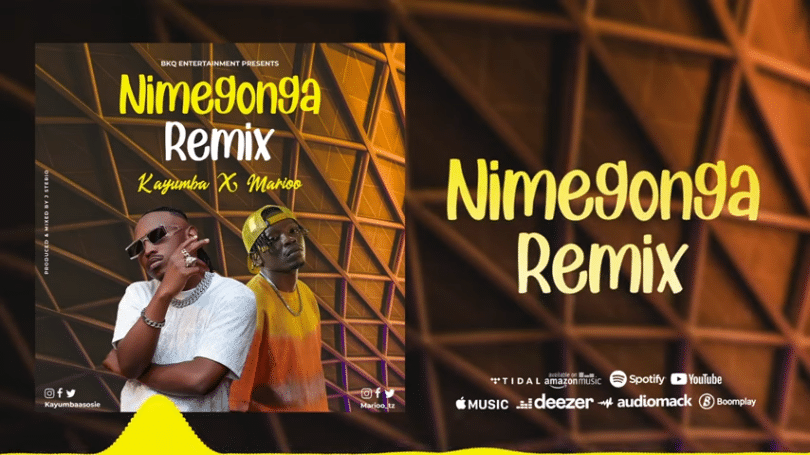AUDIO Kayumba Ft Marioo - Nimegonga Remix MP3 DOWNLOAD