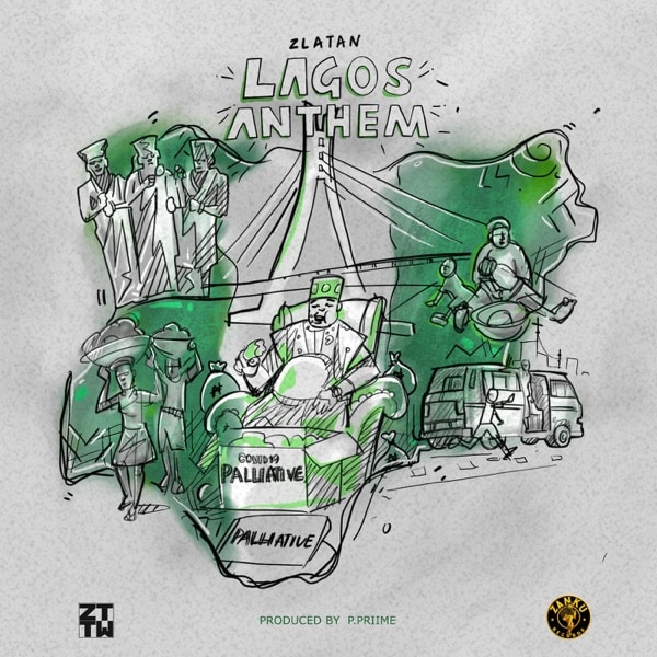 AUDIO Zlatan - Lagos Anthem MP3 DOWNLOAD