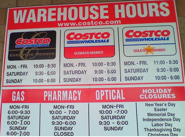 What time does Costco open?
